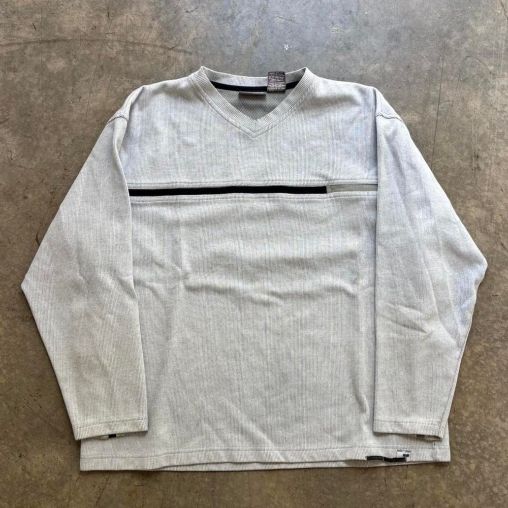 Vintage y2k Extreme Gear Striped Surf Skate Sweater Size Large